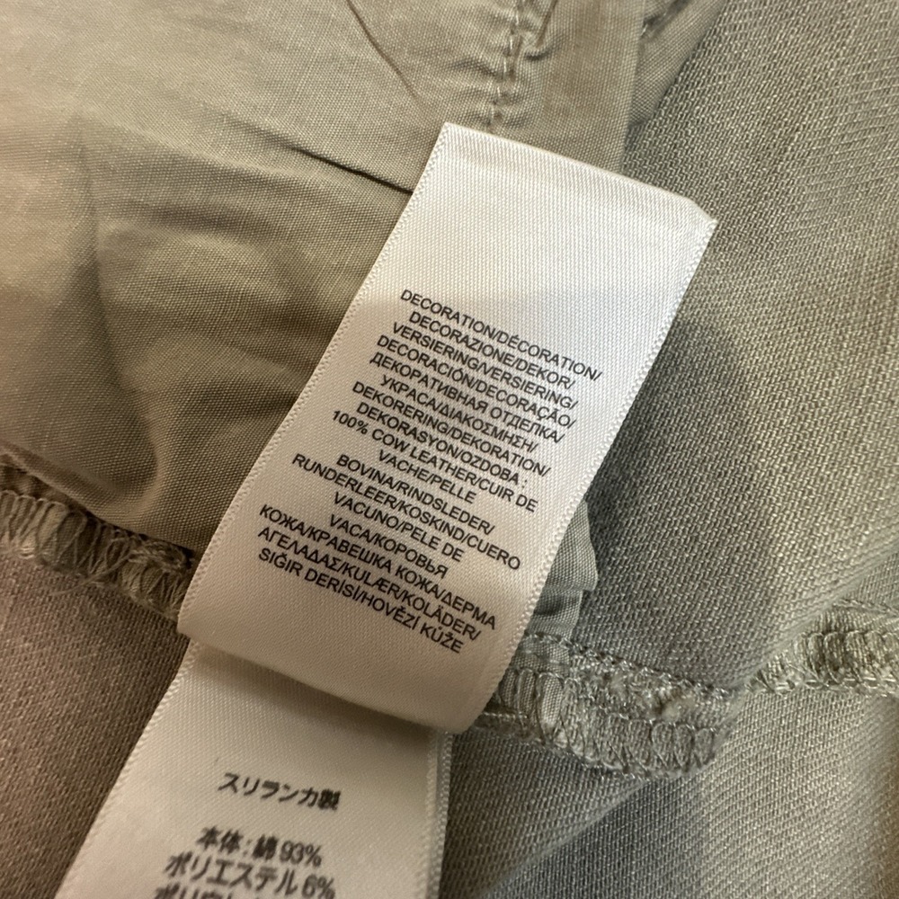 Lauren Ralph Lauren Regal Straight Crop Jeans Khaki Brown High Rise Size 16 - Picture 9 of 16